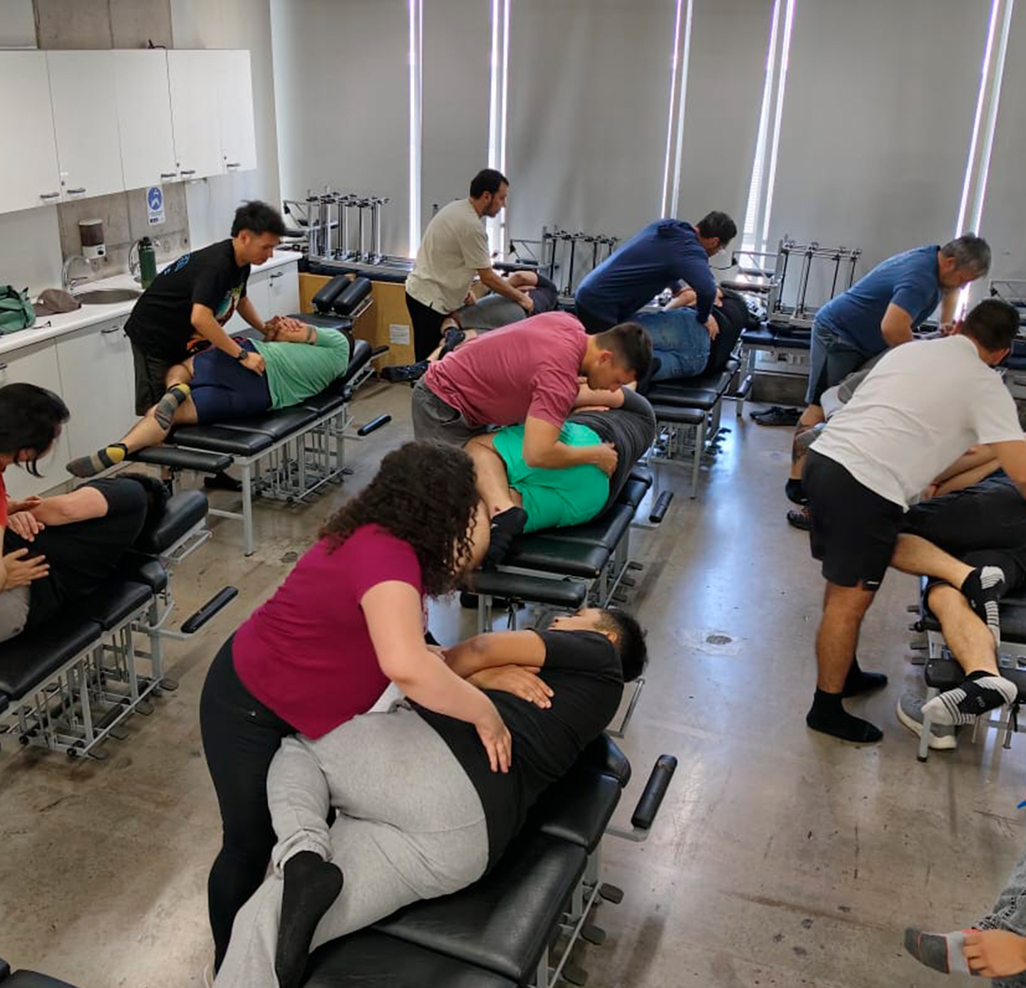 Estudiantes de Quiropráctica de la Universidad Central